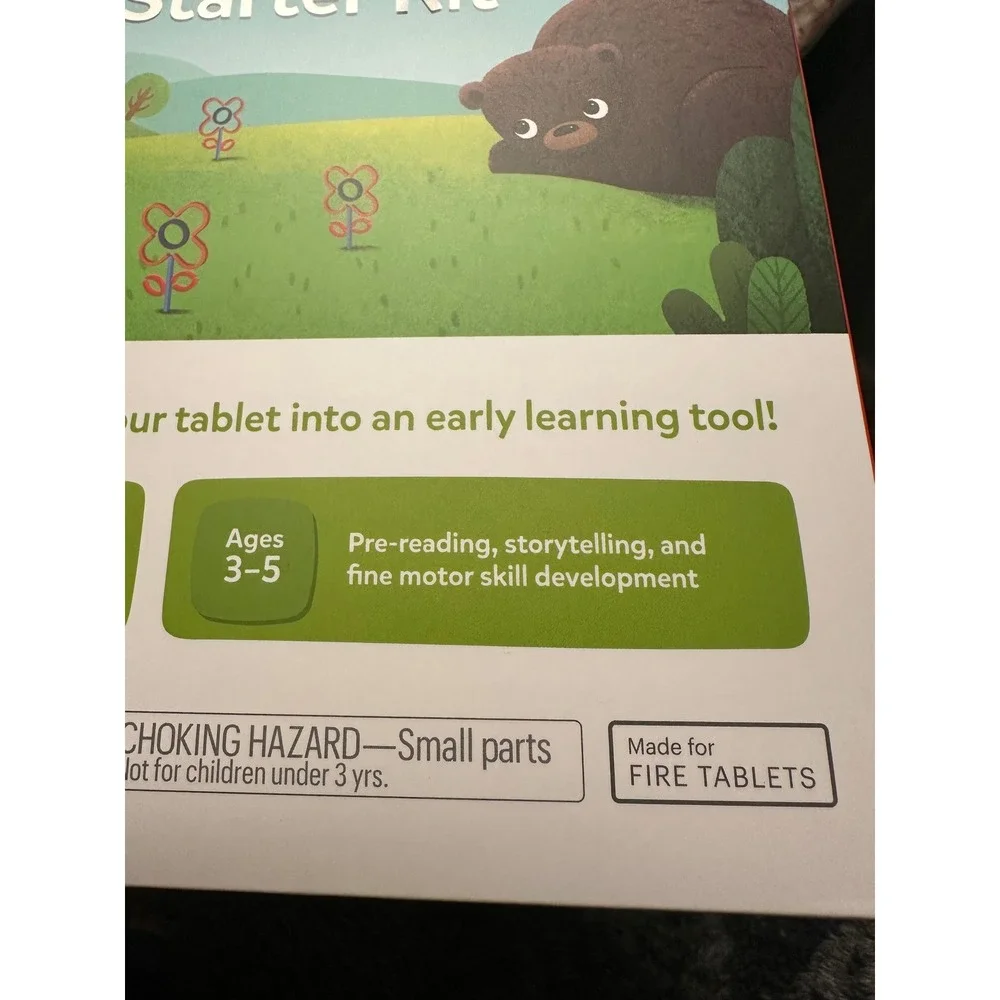Osmo‎ Little Genius Starter Kit Educational Games Ages 3-5 Fire Tablet Learning